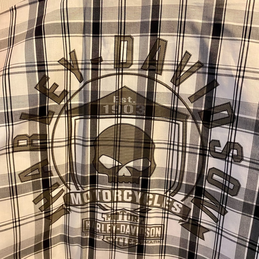 Harley Davidson plaid shirt like new size xxl